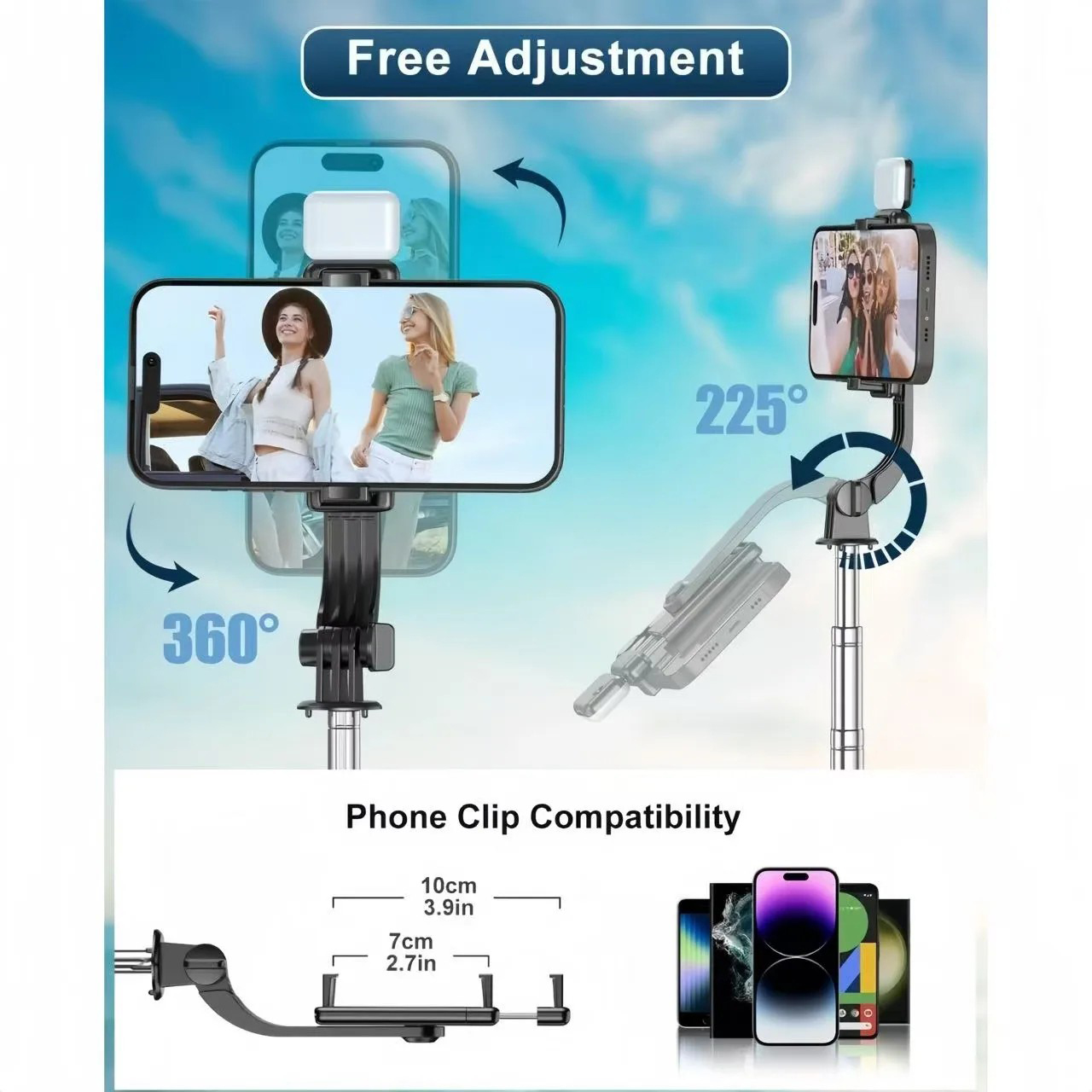 1700mm Selfie Stick Drahtlose  – Photography Basics Bewertung und Preis