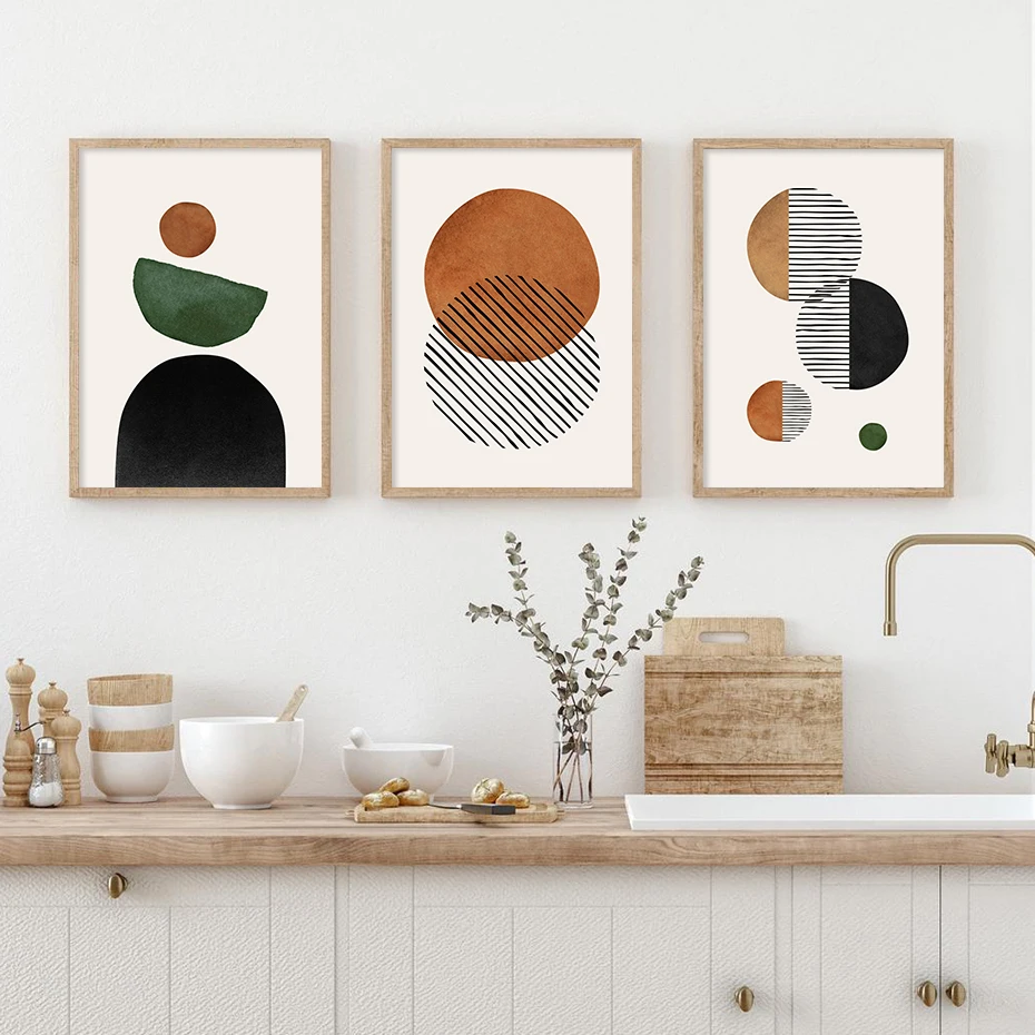 Boho Abstrakte Mid-Century Pfl – Photography Geometry Bewertung und Preis